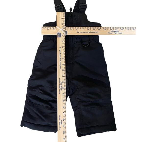 Wonderkids Snowsuit Bottoms Unisex 12 Months Black Infant Adjustable Straps - Picture 4 of 6